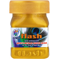 Flash Acrylic Color (Gold Plus, 50Ml)