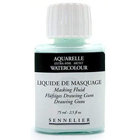 Sennelier Watercolour Masking Fluid (Drawing Gum) 75Ml | Ideal For Artists, Students, Working With Watercolor, Ink, Paint, Gouche Colours.