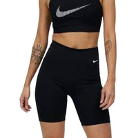 Nike Women Regular Shorts -W Nk One Df Mr 7In Shrt Lppr-Off Noir/White-Dq5291-045-S