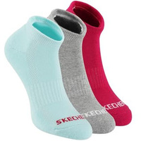 Skechers Cotton 3Pk Womens Half Terry Ankle Length Socks-S20070Id-Gaqp, Assorted