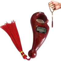 Portable Digital Jaap Mala Counter With Detachable Tasbeeh, Compass And Rotating Prayer Beads Misbaha Mantra Jap Finger Counter For Prayer Jaap Counter
