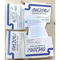 Swezor Disposable Skin Blade, Manual Razor - The Original - Made In Sweden Pack Of 10Pcs. For Men/Women, Pack Of 10