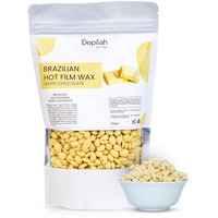 Depilah Brazilian Face Wax For Women, 200Gm White Chocolate Film Wax For Face & Body - Stripless Wax Beans For Hair Removal - Easy Brazilian Wax