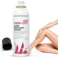 Mountainor Hair Removal Spray (200 Ml) Itch Irritation Free | Painless Hair Removal Cream Spray For Chest, Arms, Legs Under Arms | Natural Safe Women (Dermatologically Tested)