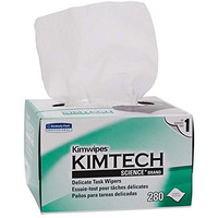 Kimtech Science 34155 Delicate Equipment Wiping Cloth, Anti Stat, Low Lint, 280 Sheets, Labs & General Purpose Wipes