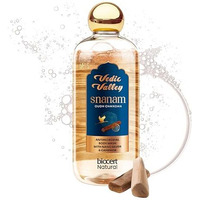Vedic Valley 100% Natural & Vegan Oud Chandan Body Wash, Sls & Paraben Free Shower Gel For Glowing Skin, Treats Body Acne, Dull & Dry Skin, Fades Tan, Long Lasting Fragrance For Men & Women - 330 Ml