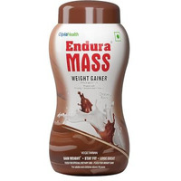 Endura Mass Weight Gainer Powder| Mass Gainer | Gain Weight, Post Workout, 74 G Carbohydrate, 15 G Protein, Healthy Fats (Chocolate, 1 Kg)