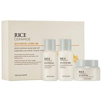 The Face Shop Rice&Ceramide Moisturizing Skincare And Cream Set, 75 Ml (Pack Of 3), Pink