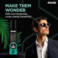 Axe Signature Mysterious No Gas Deodorant Bodyspray For Men 154 Ml, Tropical Green