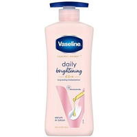 Vaseline Healthy Bright Body Lotion 400 Ml, Daily Brightening Moisturizer With Sunscreen For Dry Skin, Gives Non-Greasy Glowing Skin - For Men & Women