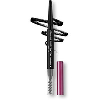 Hilary Rhoda Brow Artist Eyebrow Pencil | Dual-Ended & Natural Finish | Smudge-Proof & Long-Lasting Eyebrow Pencil | 0.3G (Black-Shade 01)