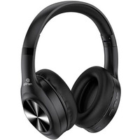 Ptron Studio Pro 65Hrs Playtime Wireless Over-Ear Headphones With Mic, 45Ms Low-Latency Gaming, Deep Bass, Bt5.3 Quick Connect, Dual Device Pairing, Voice Assistant & Type-C Fast Charging (Black)