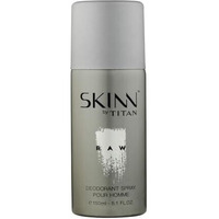 Skinn By Titan Raw Long-Lasting Deodorant Spray For Men - 150 Ml | Perfume For Men | Eau De Parfum For Men | Men's Cologne | For Daily Use | Premium Fragrance | Grooming Essentials