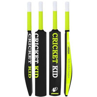 Jaspo Plastic Cricket Bat For Kids,Boys,Girls (30-Inch) | Lightweight Durable Cricket Bat For Beginners, Indoor And Outdoor Play (Grey, Size-5 (Ages-9 To 12))