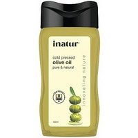 Inatur Olive Oil 100Ml - Organic, Cold-Pressed, 100% Pure | For Skin, Face And Hair Care | Safe For Babies | Body Oil, Suitable For All Skin Types