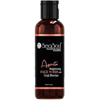 Seasoul Brightening Face Wash, 100Ml  Deep Cleansing Facial Cleanser With Glutathione, Azelaic Acid, Hyaluronic Acid & Goji Berries  Removes Makeup, Dirt & Excess Oil  For Glowing Skin & All Skin Types