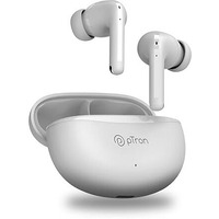 Ptron Basspods P481 Tws Earbuds With Trutalk Ai-Enc Calls, 60H Playtime, Movie/Music Modes, Deep Bass, In-Ear Bluetooth V5.3 Wireless Headphones, Touch Control, Type C Fast Charging & Ipx4 (White)