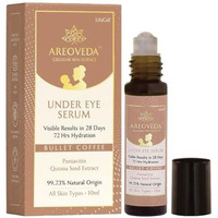 Areoveda Roll-On Cryocoffee Under Eye Gel Serum (10Ml) With Pentavitin & Quinoa Seed Extract - Reduces Dark Circles, Puffiness & Wrinkles I Visible Results In 28 Days, 72 Hrs Hydration I For Women & Men