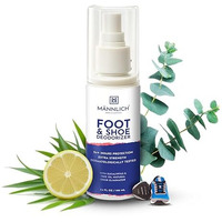 Mannlich Shoe & Foot Deodorizer Spray - Odor & Smell Remover For Shoes & Socks, 600+ Sprays In A Bottle, Skin Soothing, Non Irritating, Organic & Cruelty Free, Revitalizes Tired Feet - 100Ml
