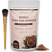 Outsup Wax Powder For Hair Removal For Women & Men | Painless & Quick Solution For Hair Removal Chocolate Flavor With No Harmful Chemicals, Irritation, Skin Rashes & No Side Effects - 100Gm