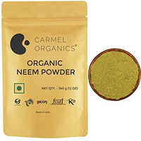 Carmel Organics Neem Leaves Powder (340 Grams)(Pack Of 1) | Jaivik Bharat Certified | Azadirachta Indica | Vembu Powder/Veppa Powder | Non-Gmo | No Added Preservatives