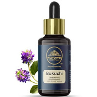 Wildflower Essentials Bakuchi Oil (Babchi) Cold Pressed Pure & Natural For Skin, Hair With Glass Dropper 30Ml