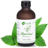 Naturalis Peppermint Oil  Pure Therapeutic Grade Peppermint Essential Oil For Hair, Skin Care, Steaming, Diffuser & Aromatherapy  Soothing Relief  120Ml