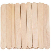 Kira Large Wide Wax Sticks For Women, Wood Wax Spatula Applicator, Body Hair Removal Craft Sticks Applicator Spatula (Pack Of 100)