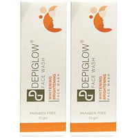 Depiglow Glutathione Creamy Face Wash For Skin Whitening & Brightening 70G (Pack Of 2)