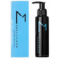 Mantittude Activated Bamboo Charcoal Face Wash For Men, Deeply Cleanses The Skin, Removes Dirt And Oil Deposits Due To Pollution, And Controls Oil Production, Suitable For All Skin Types 100Ml