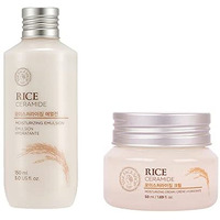 The Face Shop Rice Ceramide Intense Moisturizing Combo|Has Rice Extracts For Brightening & Ceramide For Intense Moisturizing|With Ceramide That Improves Skin Texture & Moisturizes The Skin