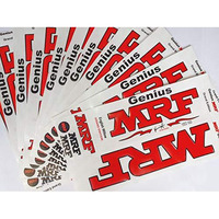 1X Genuine Mrf 2020 Virat Kohli Vk18 Edition Model Cricket Bat Sticker Full Set (3D/Embossed With 3M Gum)