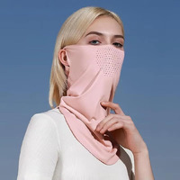 Heiter Breathable Ice Silk Outdoor Sports Mask - Uv Protection, Quick Dry, Lightweight Face Cover For Bikers & Outdoor Activities