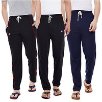 Mack Jonney Men Regular Fit Trackpants Multi-Coloured X-Large Pack Of 3-D1Bd1Nd7B_003-Xl