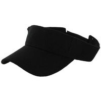 Nora Nico Unisex Cotton Stylish Adjustable Sun Visor, Sun Uv Protection Cap-Black