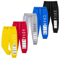 Kuchipoo Boys Track Pants - Pack Of 5 (Low-136, 8-9 Years, Multi-Colored)