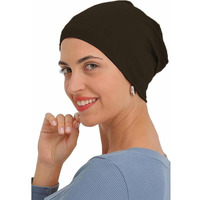 Bismaadh Unisex Sleep Cap, Bamboo And Cotton, Created For Chemo, Alopecia, Hair Loss, Essential Chemo Headwear Hijab Scarf Black