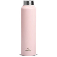 Speedex Stainless Steel Water Bottle 1 Ltr For Kids, Boys, Girls, 1 Litre Bottles For Gym, Sports, Fridge Use, School & Office - 1000Ml, Pastel Pink Colour, Set Of 1, Steel Cap