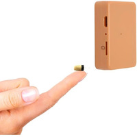Safety Net Spy Gsm Box With Hidden Bluetooth Micro Wireless Covert In Ear Earphone For Indoor Outdoor Usage With 3 Hours Battery Backup
