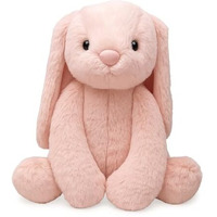 Audbot Long Ear Bunny Soft Toys For Kids - 1 Feet (Peach) | Stuffed Animal Plush Rabbit Toy | Cute Peach Plushie For Girls, Boys & Babies | Toys Gift For Girlfriend