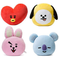 Hug 'N' Feel Soft Toys Soft Toys Long Soft Lovable Huggable Cute (Penguin_New P) (25 Cm, Combo_Bts_Pillow)