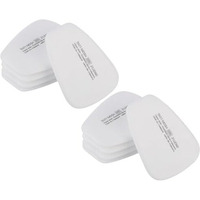 Mtroyaldia 10 Pieces 5N11 Respirator Filter Cotton Replacement Particulate Filter Cotton For 6200, 6502, 7502, 6800, And Ff402 Series Respirator Mask Filter Against Dust, Paint, Spray, Chemicals