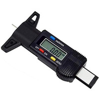 Sthira Car 0-25.4Mm Digital Tyre Tire Tread Depth Tester Gauge Meter Measurer Tool Caliper Lcd Display Tpms Tire Monitoring System Metal Probe