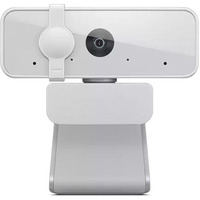 Lenovo 300 Fhd Webcam With Full Stereo Dual Built-In Mics | Fhd 1080P 2.1 Megapixel Cmos Camera |Ultra-Wide 95 Lens, 4X Digital Zoom | 360 Rotation | Flexible Mount | Cloud Grey