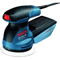 Bosch Gex 125-1 Ae Heavy Duty Electric Random Orbit Sander, 250W, 12,000 Rpm, 24,000 Opm, 125 Mm Pad Dia., Hook-And-Loop Fastening,1.3 Kg + Microfilter Box & Bosch Sanding Disc, 1 Year Warranty
