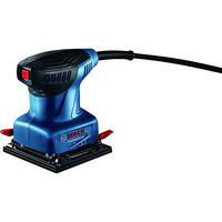 Bosch Gss 140 Electric Orbital Sander, 220W, 14,000 Rpm, 28,000 Opm, Oscillating Dia. 1.5 Mm, 101 X 112 Mm Sanding Plate, Multi Grip, Low Vibration, 1.2 Kg + 3 Bosch Sanding Sheets, 1 Year Warranty