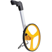 Jcb Hand Tools Measuring Wheel - 12" Wheel Counts Upto 10,000 Feet. Complete With Built In Stand, 22025855