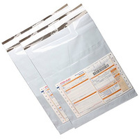 Securement 50 Pc 12 X 16 Inch Courier Bags With Pod Jacket - Tamper Proof Safe Seal Packing Bags