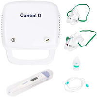 Control D Compressor Piston Nebulizer With Adult & Child Kits, White