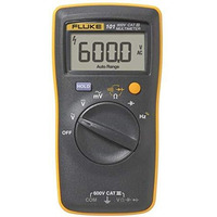 Fluke 101 Digital Multimeter 6000 Counts Volt Meter Ip40 Ac/Dc Volt & Ohm Tester Continuity Test With Buzzer Portable Electrical Tool Tests Live Wire